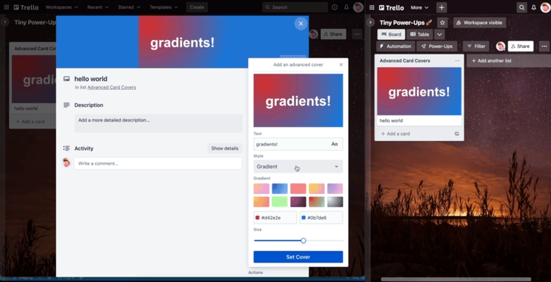 Advanced Card Covers - a Trello Power-Up to generate beautiful card covers  with text : r/trello