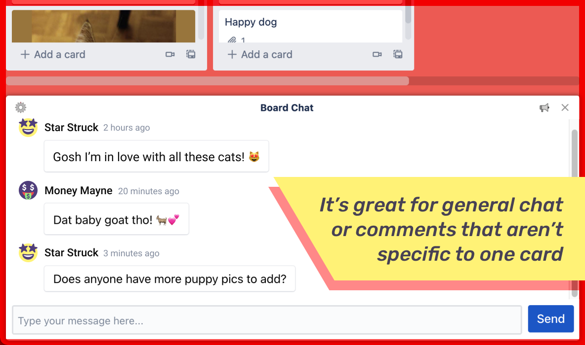 Board Chat Power Up Trello